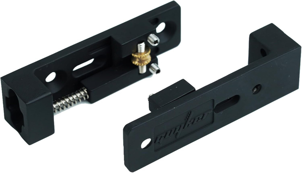 Black Individual Roller Saddles 4 String Bass Fixed Hardtail Bridge