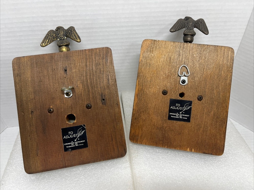 Vintage Springfield Barometer And Humidity Meter