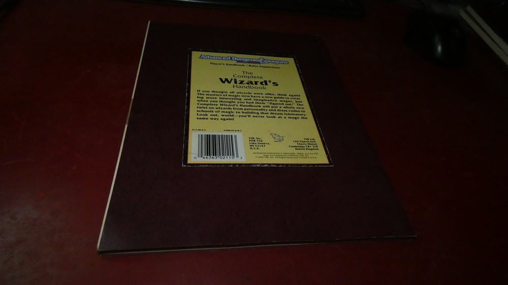 TSR AD&D PHBR4: The Complete Wizard's Handbook