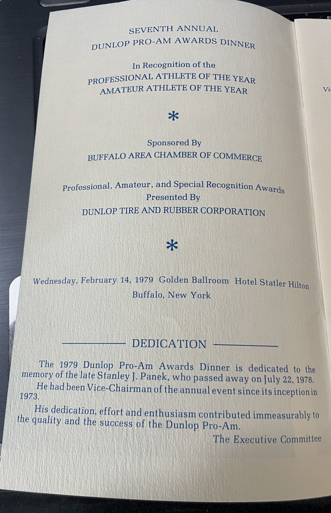 1979 Dunlop Pro-Am Program & Autographs