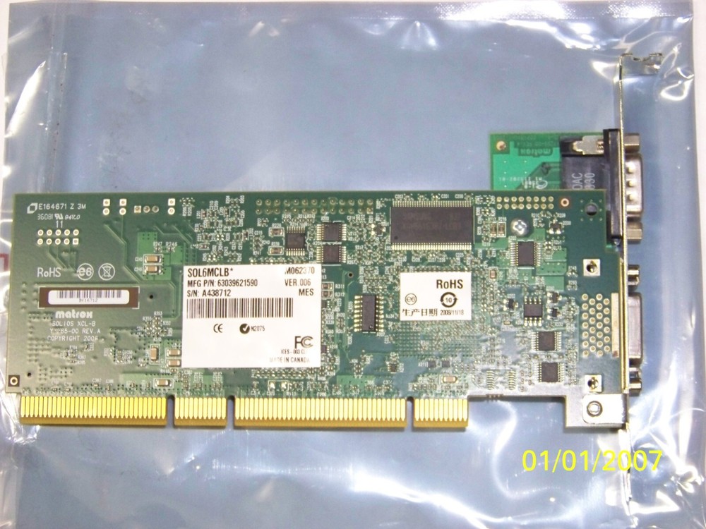 Frame grabber - Matrox sol6mclb