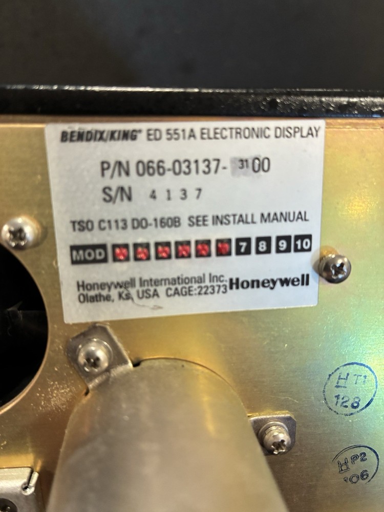 Bendix King ED 551A  Electronic Display