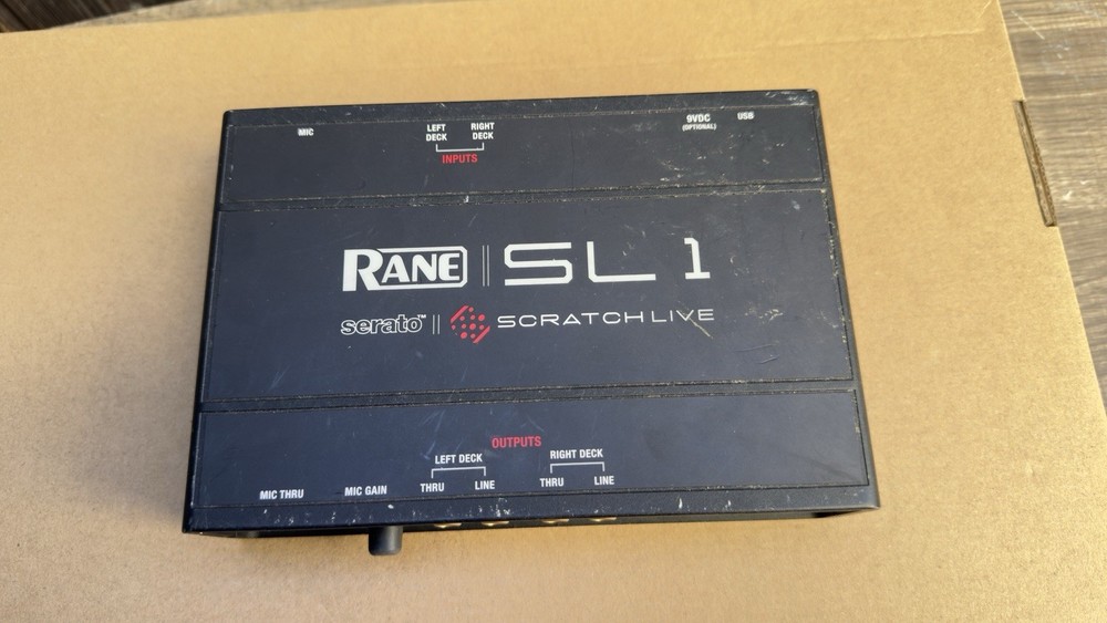 Rane Scratch LIVE 1 SL1 Digital DJ System Audio Interface Serato