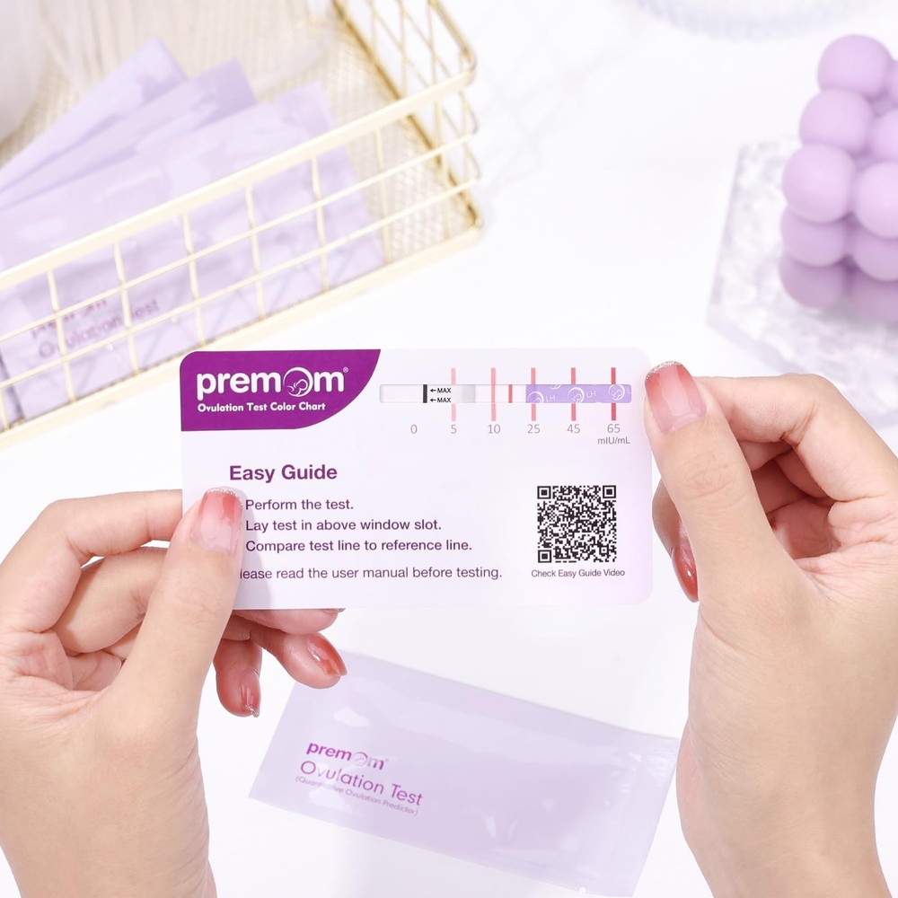 Premom Quantitative Ovulation Test Strips, Ovulation Predictor Kit with Smart