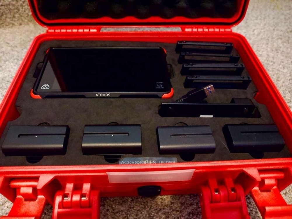 Atomos Ninja Flame Production Kit + Charger & Hard Case
