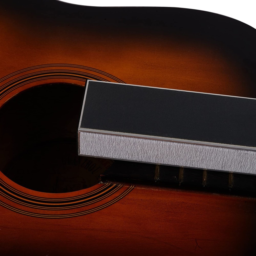 Guitar Fingerboard Luthier Tools Set Includes 8" Guitar Fret Leveling Sanding...