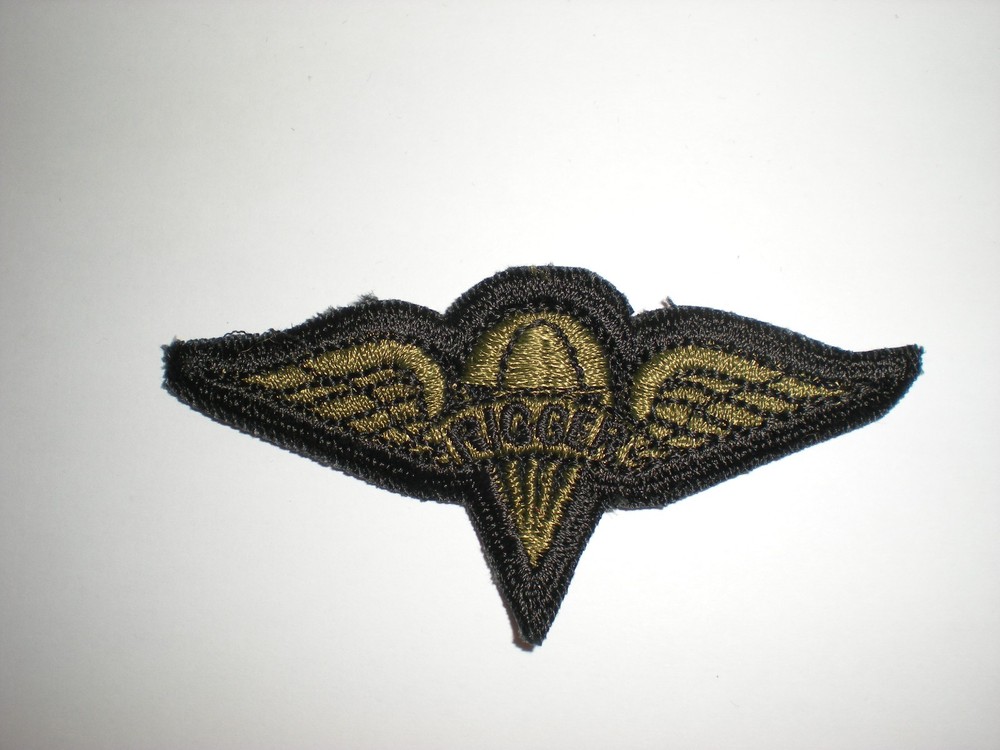 US ARMY PARACHUTE RIGGER WINGS PATCH - SUBDUED