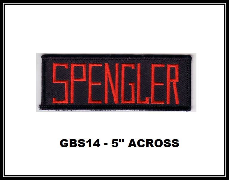 SPENGLER GHOSTBUSTERS NAMETAPE PATCH - GBS14
