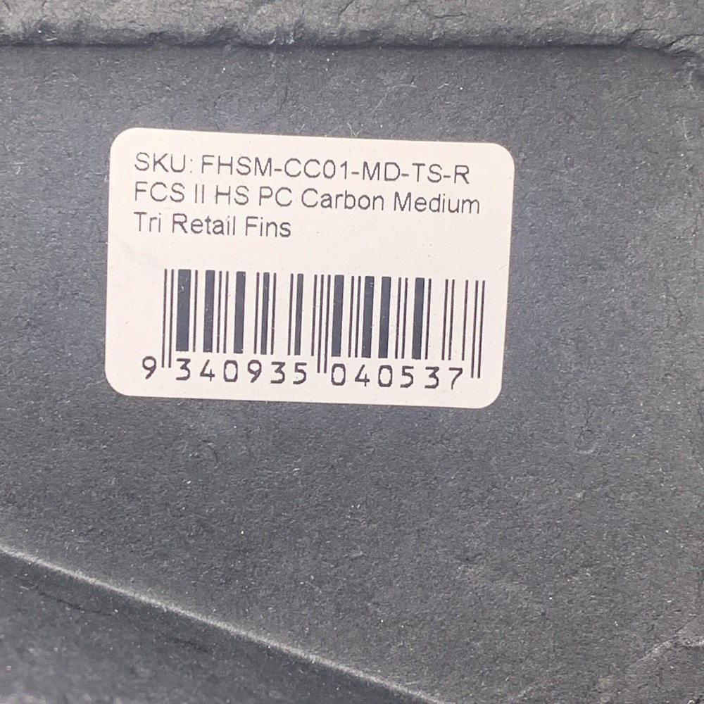 FCS II HS Performance Core Carbon Tri Fin Set - Medium - New