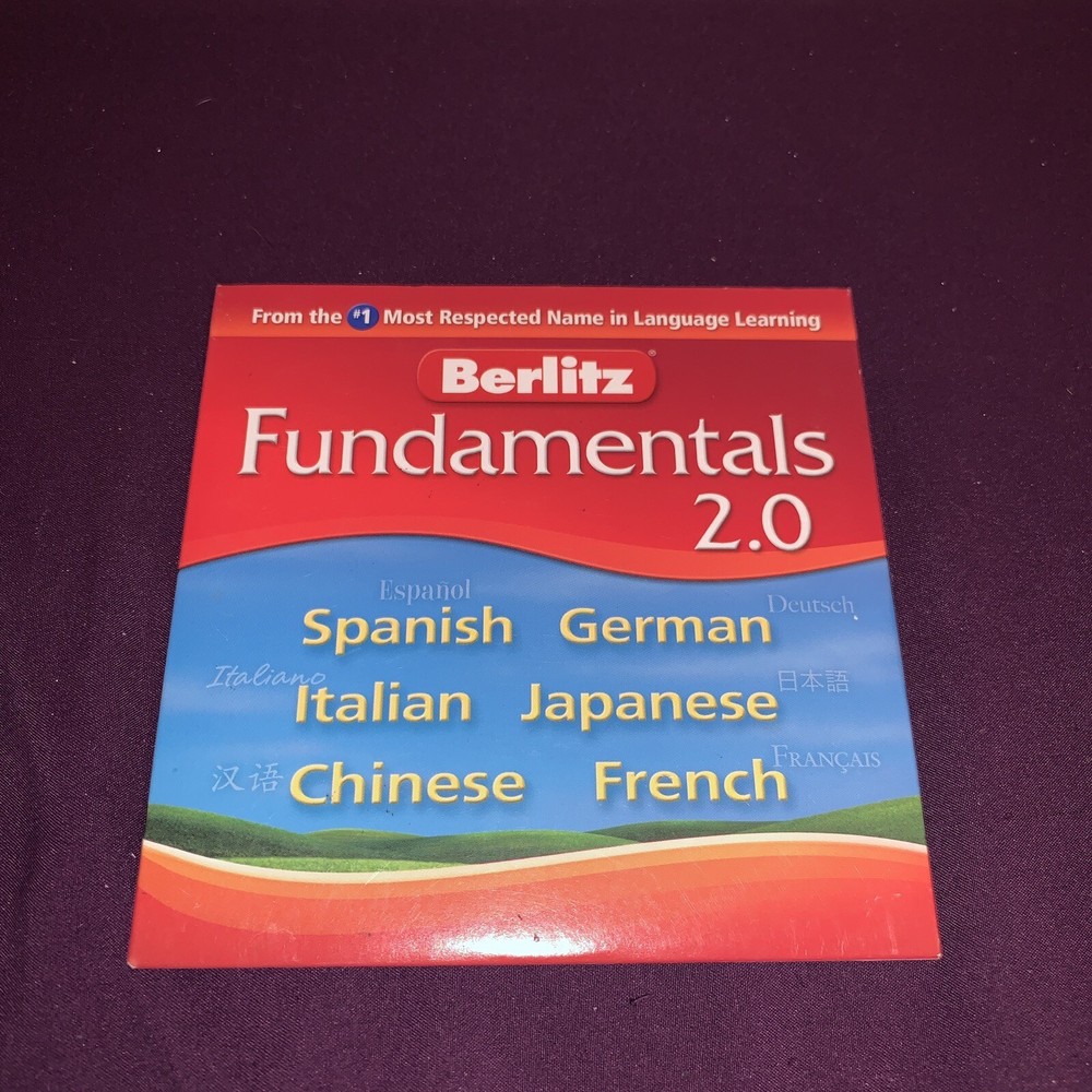 Berlitz Fundamentals 2.0 CD ROM 6 Languages