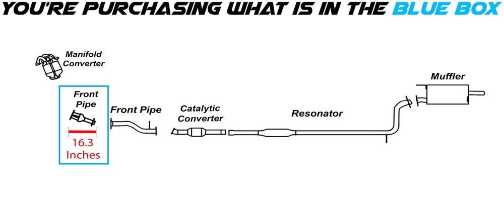 Stainless Steel Front Pipe fits 2006-2012 Eclipse 2004-2012 Galant 2.4L
