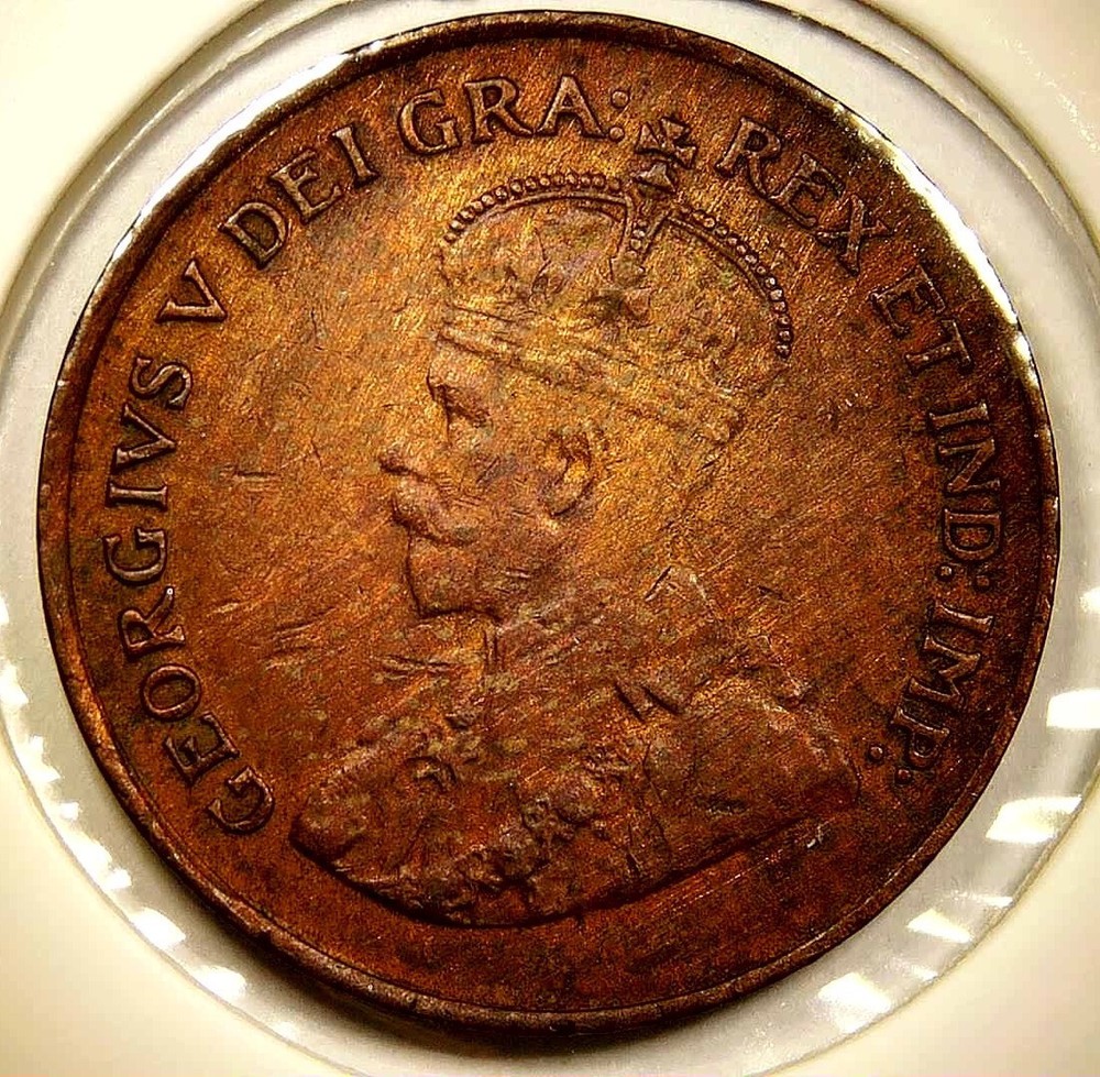 1920 Canada Small Cent King George V