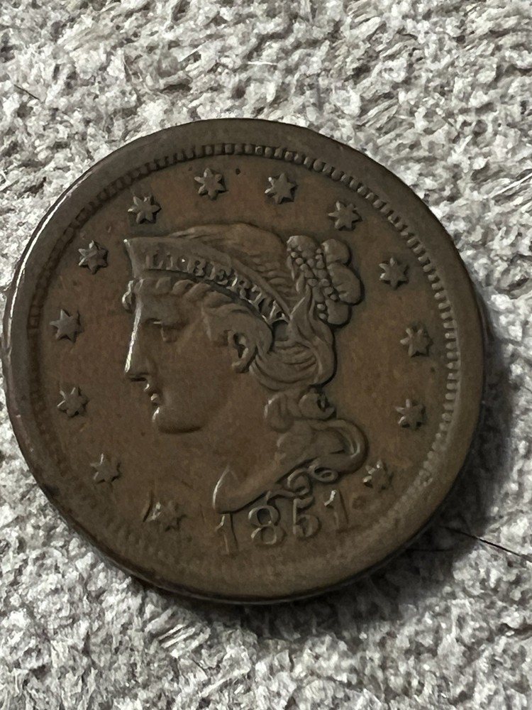 1851 Large Cent