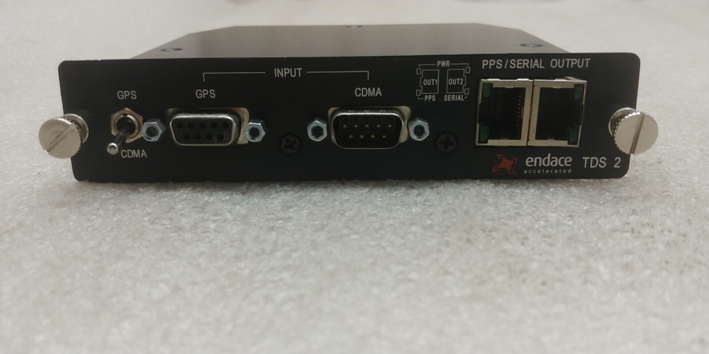 ENDACE ACCELERATED TDS2 SERVER MODULE TIME DISTRIBUTION SYSTEM A-001798 FR SHIP!