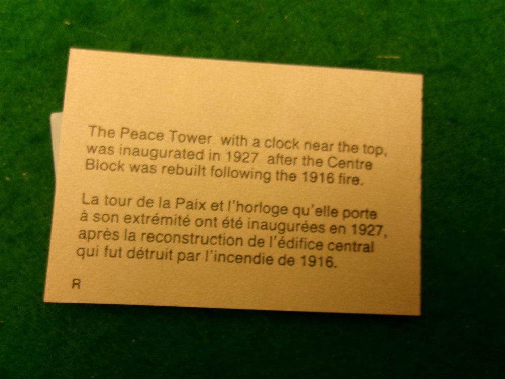 BK92 Canada postage stamp booklet BLUE clock tower P112