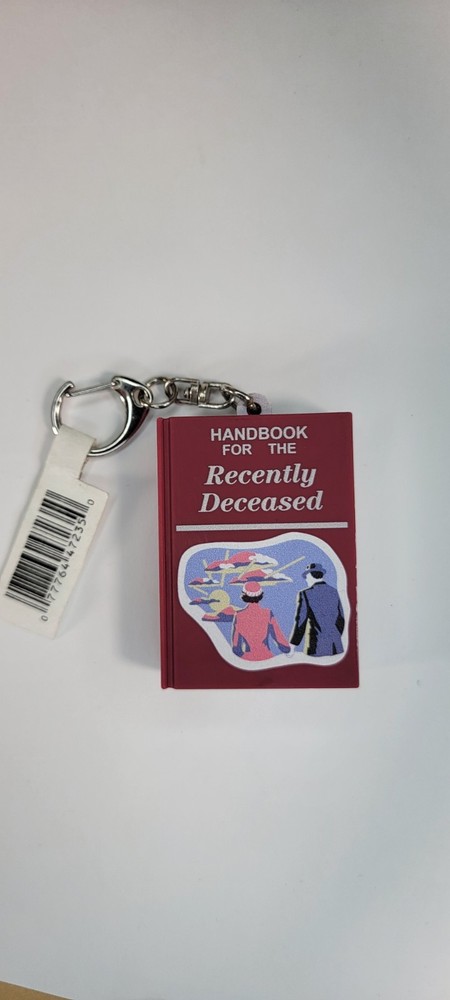 Beetlejuice Handbook For The Recently Deceased Keychain