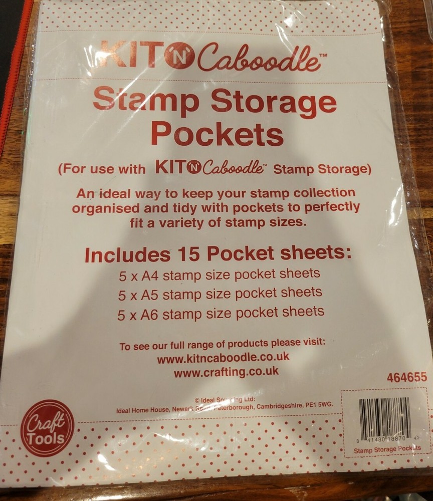 Kit 'N' Caboodle- Stamp Storage Pocket Sheets Stamp Storage