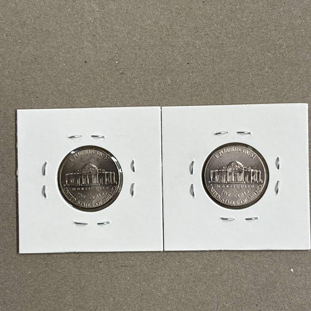 2014 P & D Jefferson Nickel - AU Set Pulled From OBW Rolls