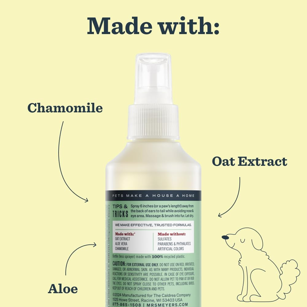 Dog Deodorizing Spray, Sweet Chamomile Scent, 8Oz
