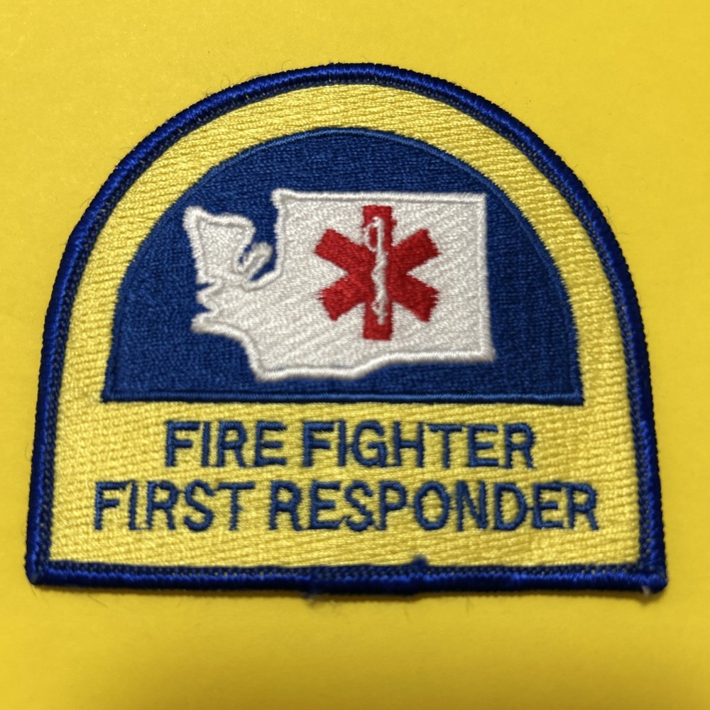 Vintage Fire Station Washington State Responder Patch Dept. Engine Firefighter