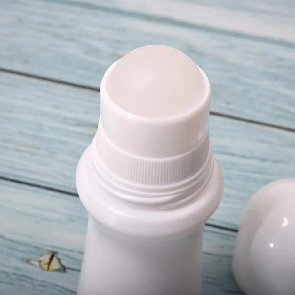 4 Pcs White 75ml Empty Refillable Roller Bottle Plastic Roll On Bottles...