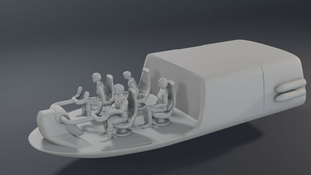Space Family Robinson Gold Key Space Station One Set 3D Printed - 2 Sizes