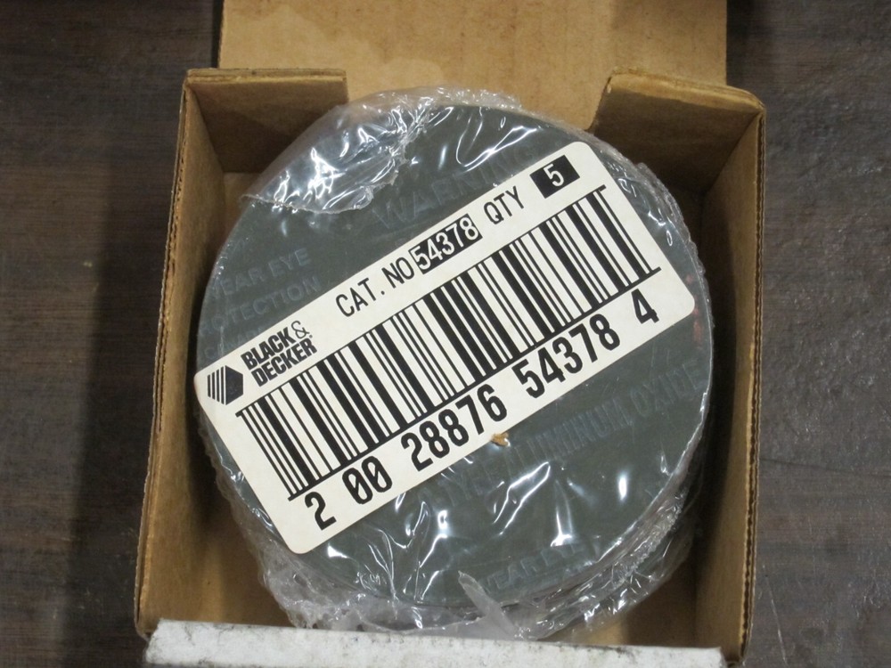 Black & Decker Abrasive Disc 4-1/2" Diameter, 100 Grit, 25 Discs, Model 54378