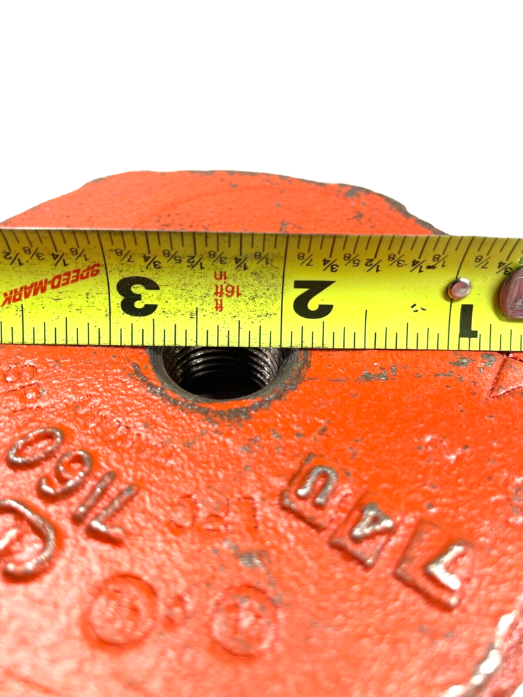 SHURJOINT Style 7160 4" Cap Grooved Pipe Fitting Fits IPS Pipe Sizes