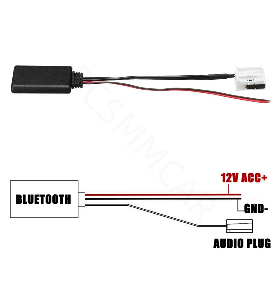 Car Bluetooth Module AUX Cable Adapter Audio Fit For BMW E60 2004-2010 E63 E64