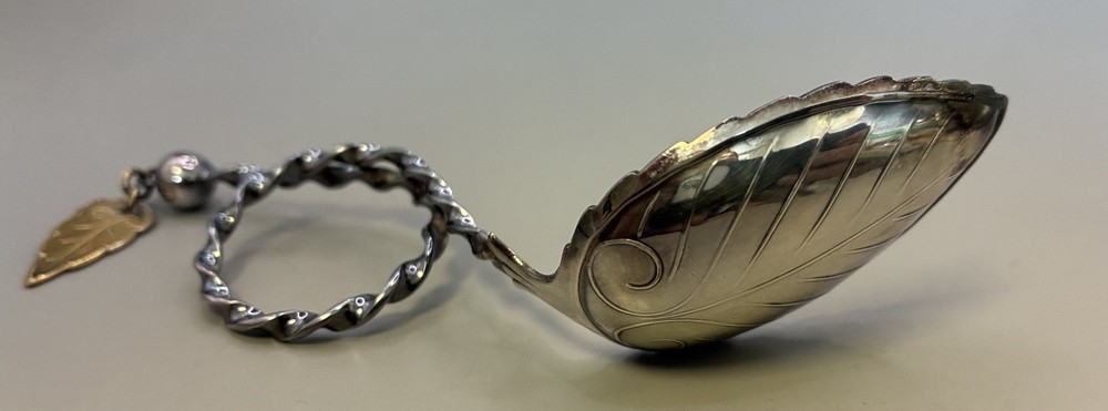 Two Mid-Century Norwegian 830 Silver Caddy Spoons