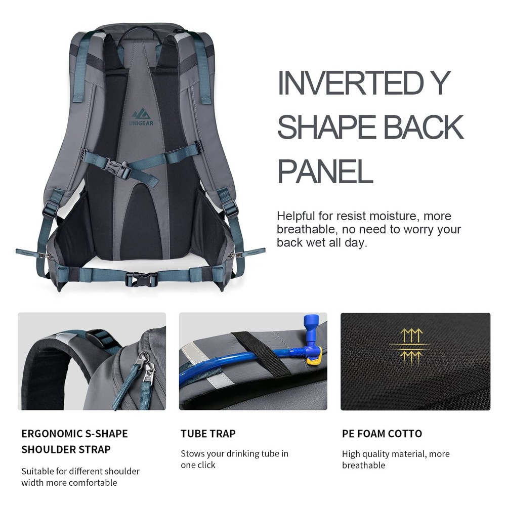Ski Backpack, 22L Snowboard Travel Backpack 900D Polyester Waterproof Backpac...