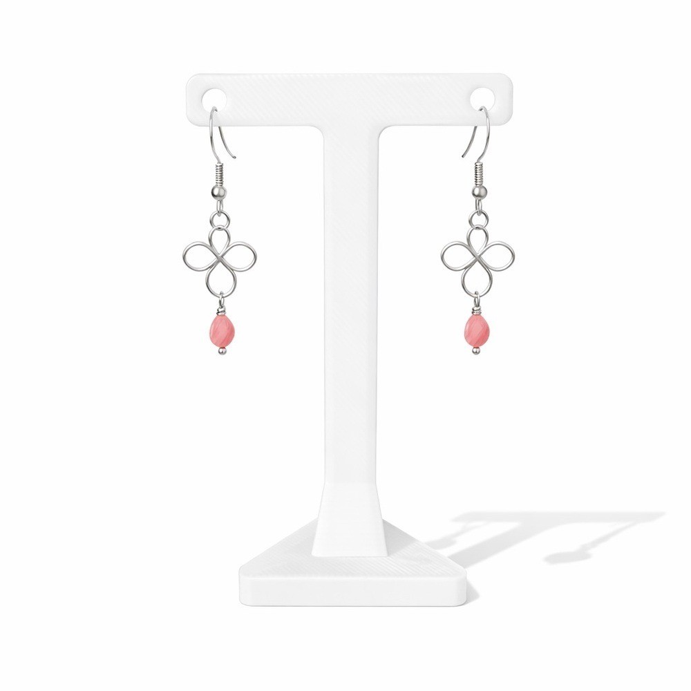 Rhodonite Teardrop Earrings