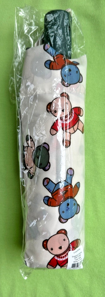 VERA BRADLEY TOSSED TEDDIES UMBRELLA:NWT