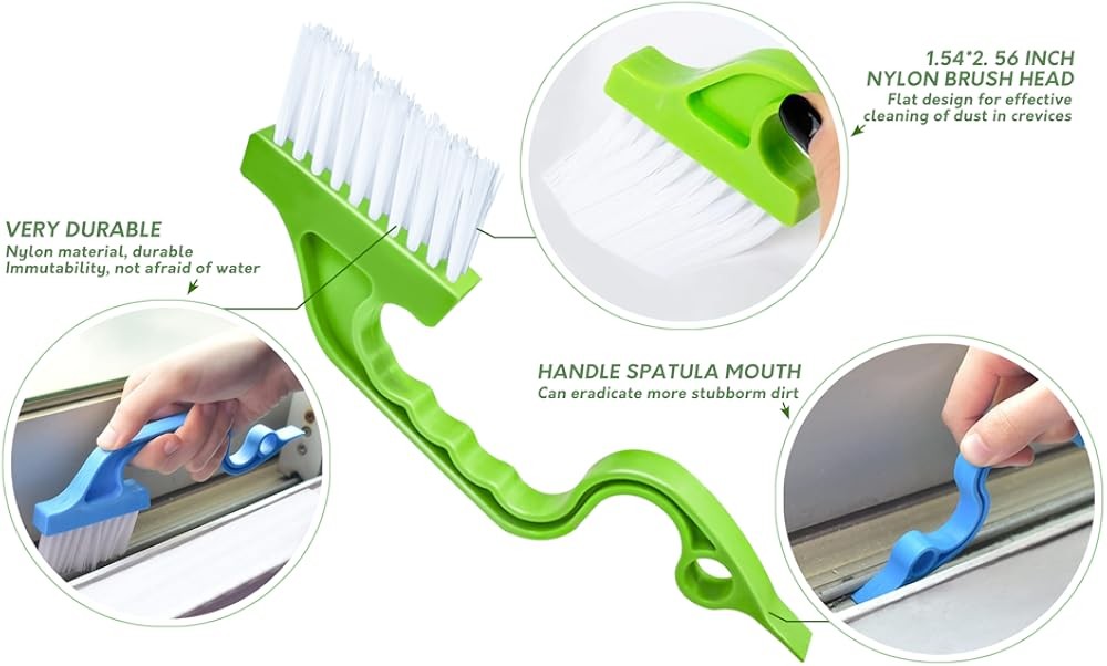 Crevice Gap Cleaning Brush Tool, Hand-held Groove Gap Cleaning Tools, 1