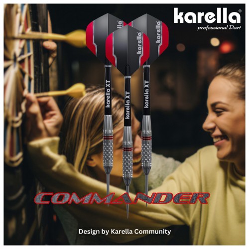 Steeldart Karella Commander - Silver - 90% Tungsten - 21G