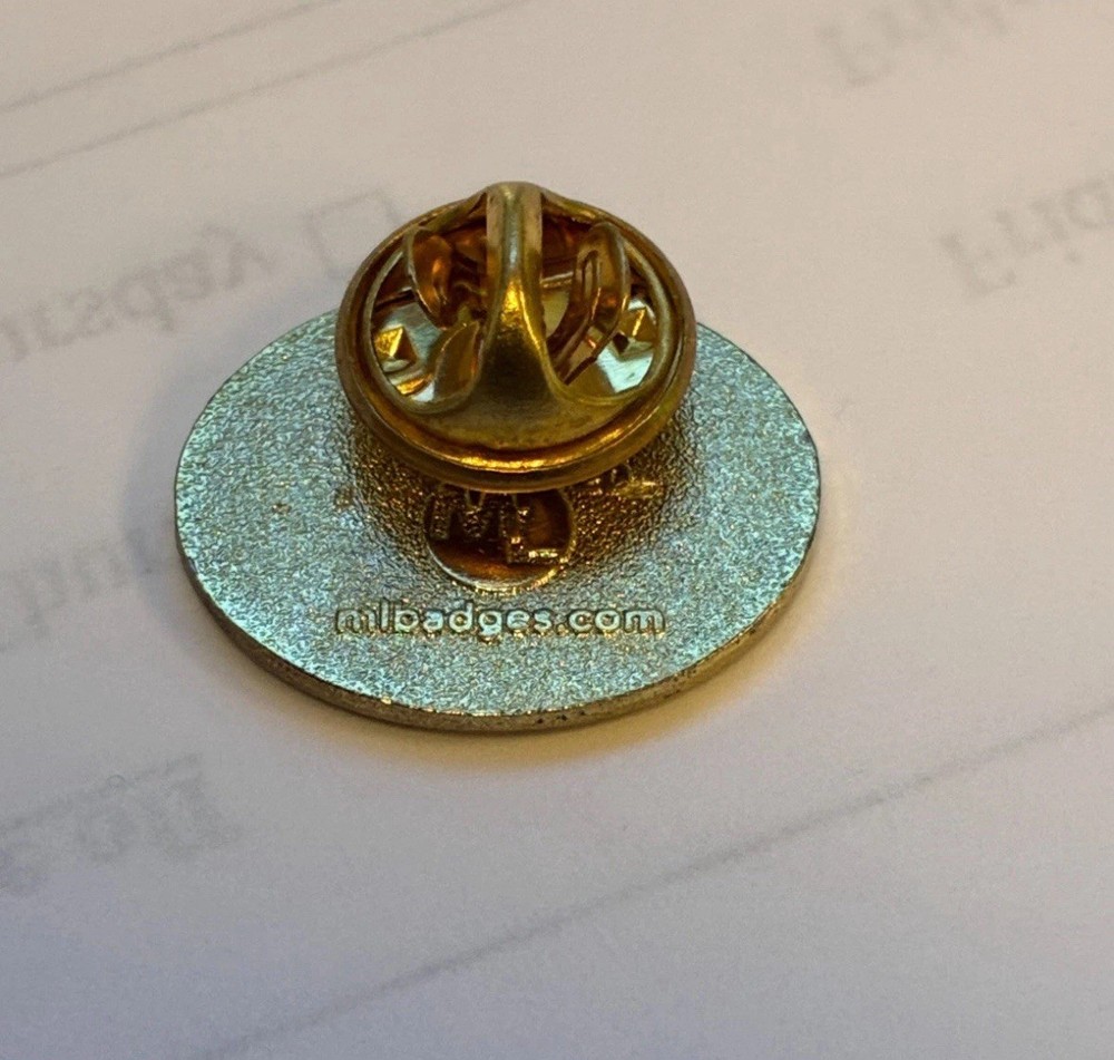 Orange WSET AWARD IN WINES LAPEL PIN Great Shape!!