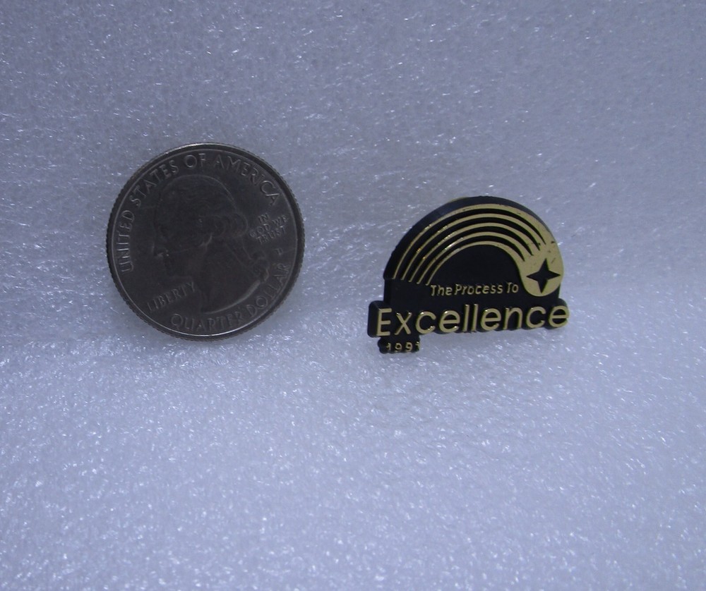 1991 The Process To Excellence Plastic Pin