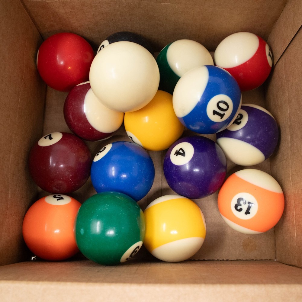 Pool Ball Set plus cue ball complete