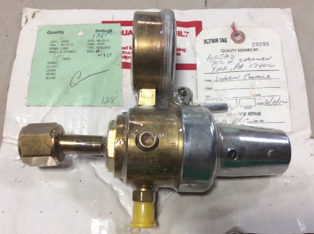 Linde R-76 Oxygen Regulator Fresh Rebuild