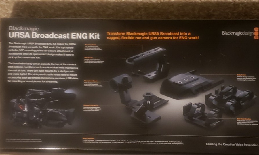 Blackmagic Design URSA Broadcast ENG Kit #CINEURSAMWCENGK