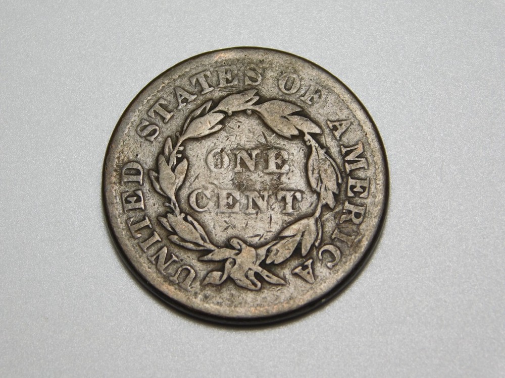US COINS 1836 CORONET HEAD LARGE CENT