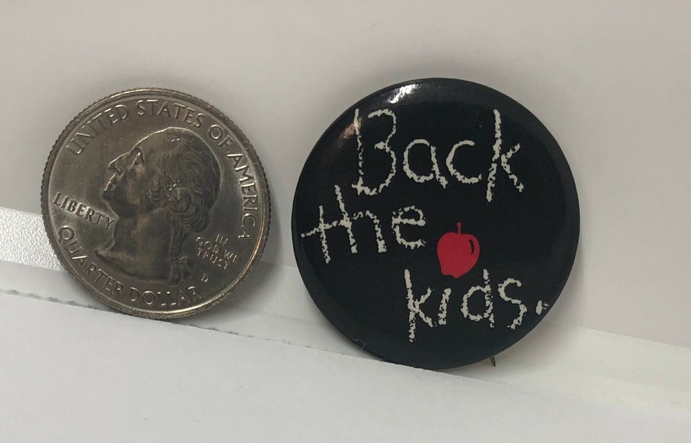 Back The Kids Pin