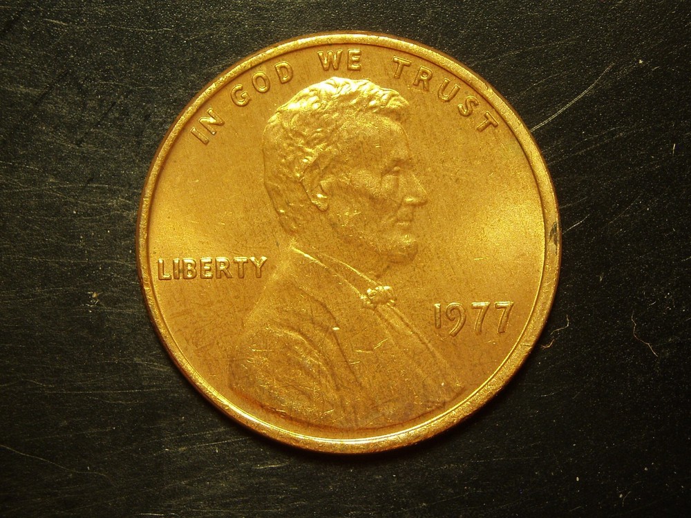 1977 UNC LINCOLN MEMORIAL CENT #5