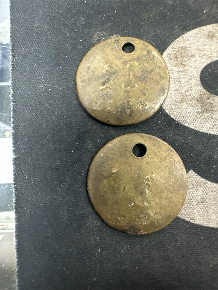 WWII Brass ID Tag