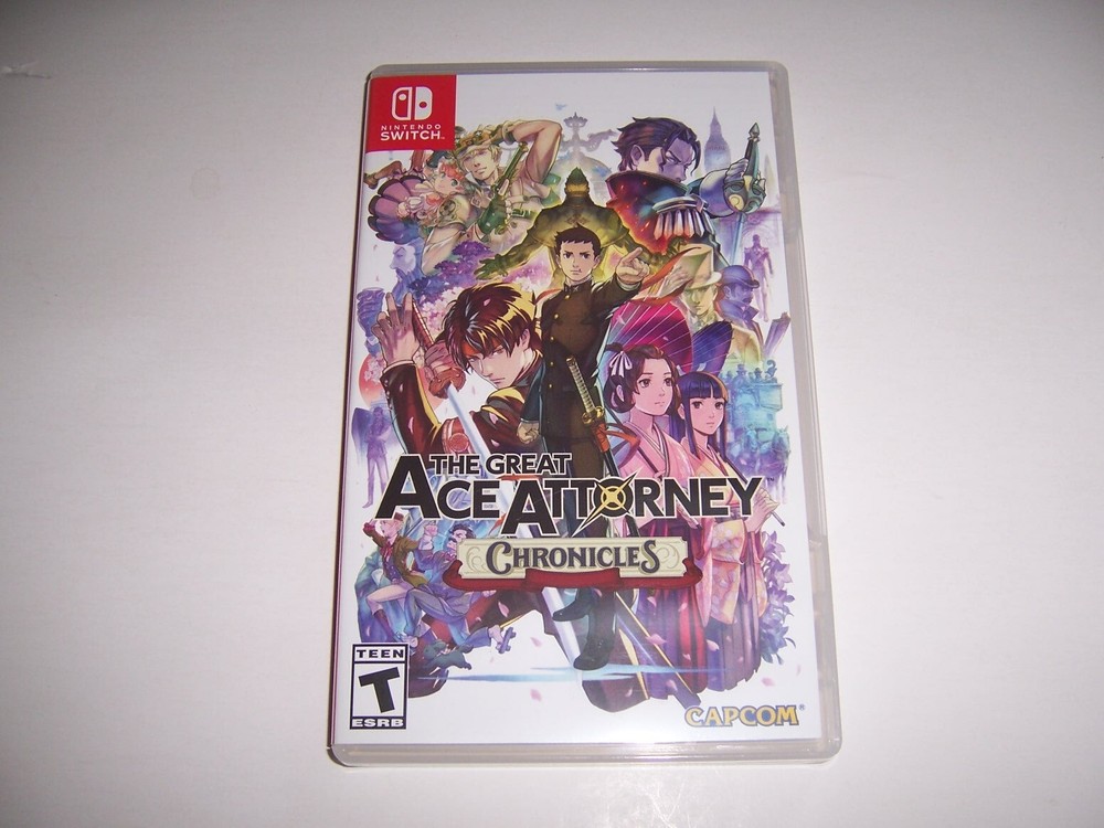 Authentic Box Case ONLY Replacement Switch Great Ace Attorney Chronicles