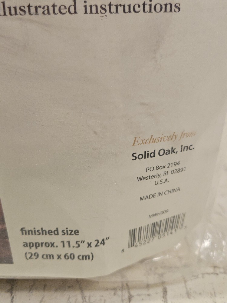 Solid Oak Macrame Wall Hanging Kit-Dragonfly 11.5"×24"