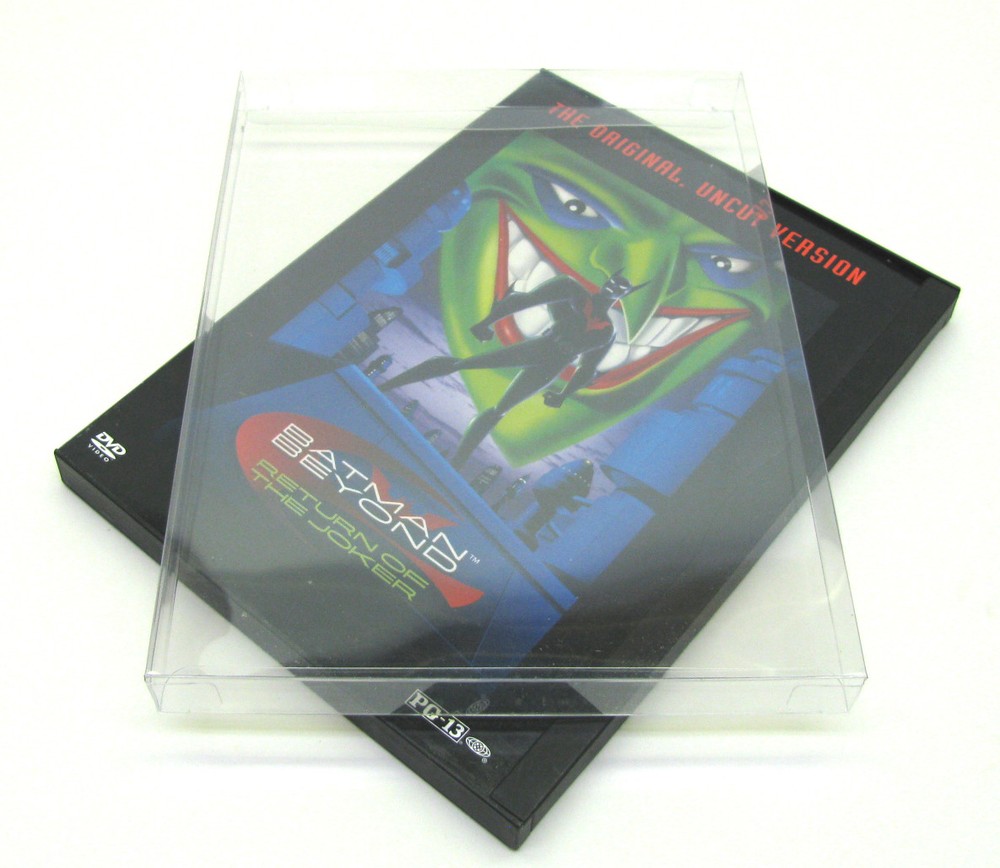 1x DVD SNAPBACK STYLE (SIZE DV6) -CLEAR PLASTIC PROTECTIVE BOX PROTECTOR SLEEVE