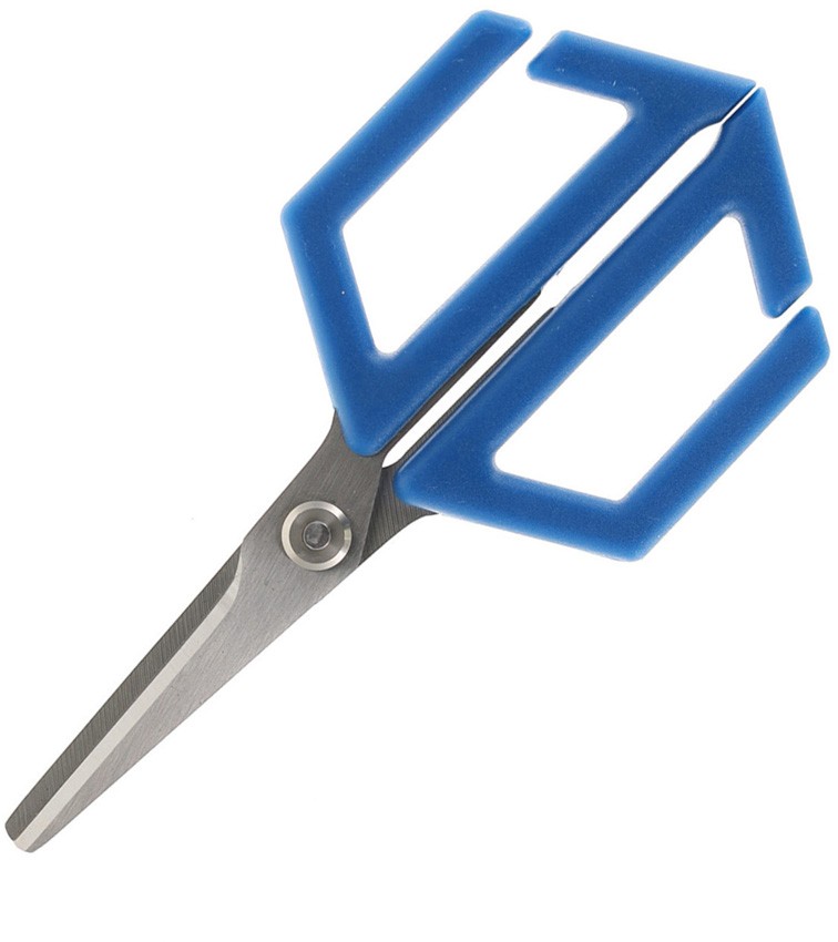 Petrified Fish Blue Stainless 7th Anniversary Scissors K7SCSR
