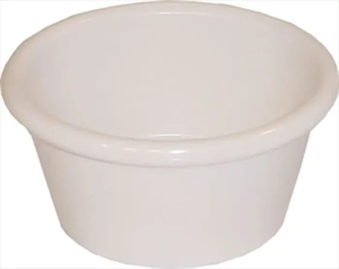 Thunder Group ML537B1 1 Dozen 3oz Smooth Plastic Ramekin Bone