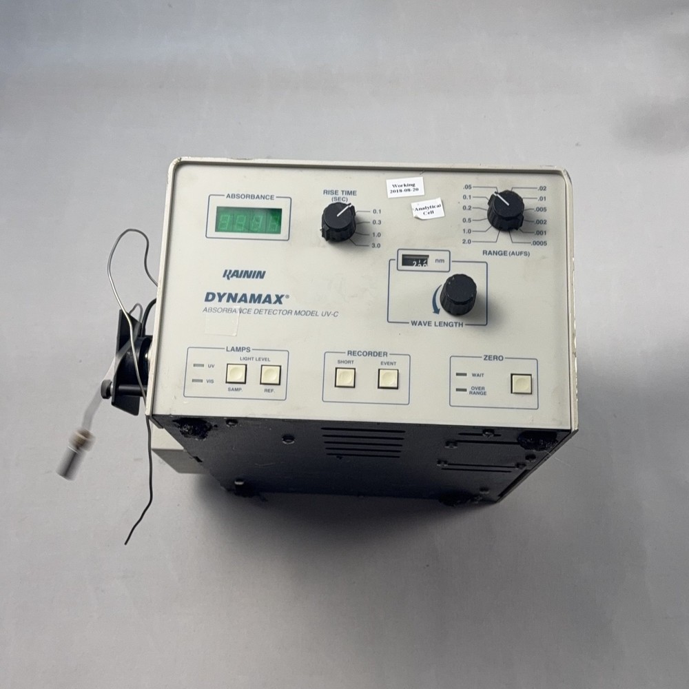 Rainin Dynamax Model UV-C Absorbance Detector TESTED WORKING Read*